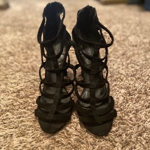 Express Open Toe Heel